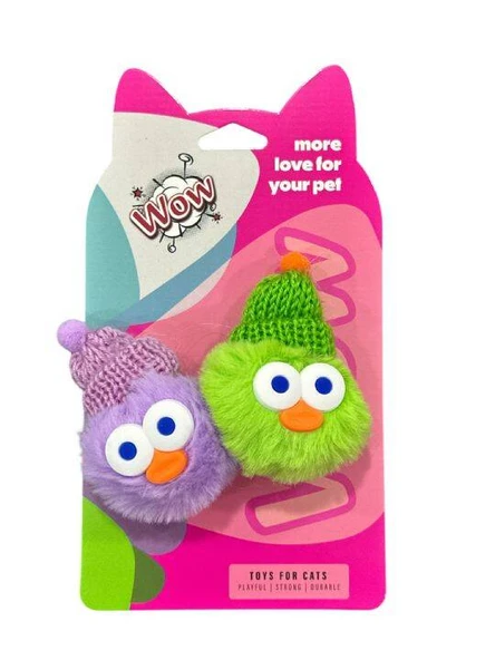 Wow Peluş Kedi Oyuncak Meraklı İkizler ürün görseli 1