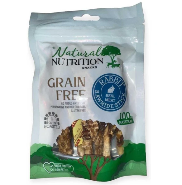 Natural Nutrition Tavşan Etli Kalsiyum Kemik Köpek Ödülü 75 Gr ürün görseli 1