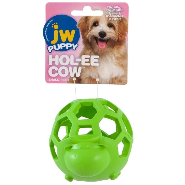 JW Hol-ee Yavru Köpeklere Özel Oyuncak İnek 10X9X9 Cm ürün görseli 1