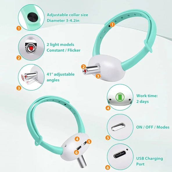 Pet Pretty Lazer Boyunluk Tasma - Resim 2