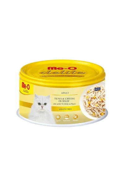 Me-o Delite Ton Balıklı Peynirli Kedi Konservesi 80 Gr ürün görseli 1