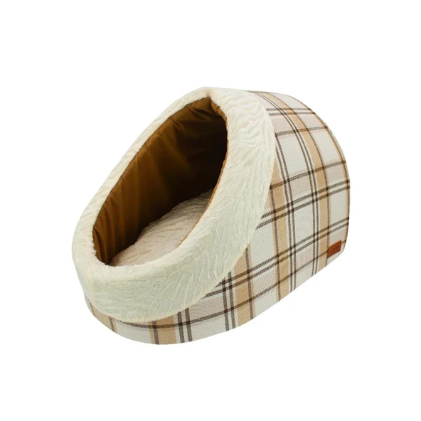 Lepus Mia Alaska Yatak Ekose Krem 40x50x30 Cm ürün görseli 1