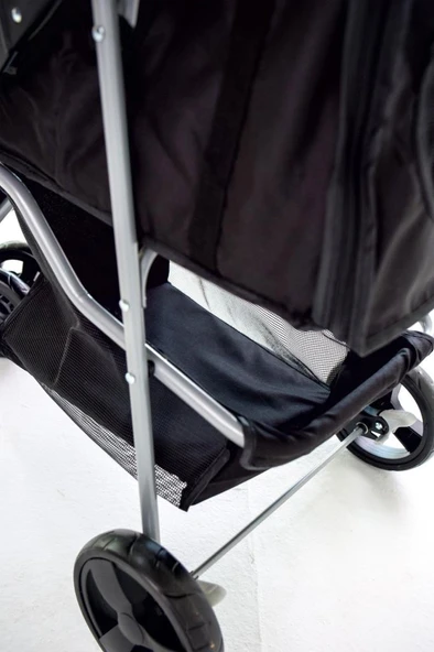 Zampa Perez Kedi & Köpek Arabası Lacivert, 42x63x89cm - Resim 4