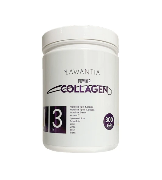 LAWANTIA Powder Collagen Tip 1-3 300 Gram ürün görseli 1