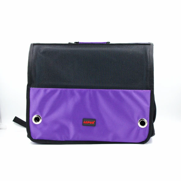 Lepus Cool Backpack Kedi Köpek Taşıma Çantası Lila 32X26X43 Cm ürün görseli 1
