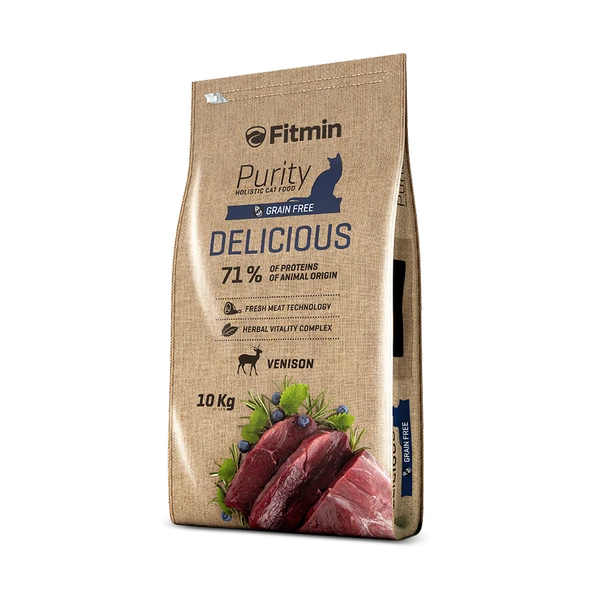 Fitmin Purity Delicious Taze Av Etli Yetişkin Kedi Maması 10 Kg ürün görseli 1