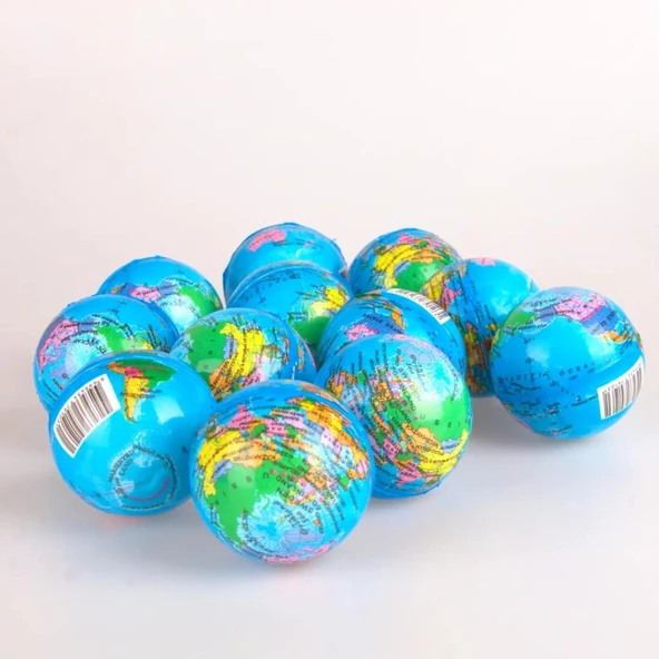 Lepus Dünya Desenli Stres Topu 6.3 Cm ürün görseli 1