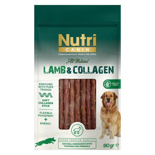Nutri Canin Lamb Collagen Kuzulu Köpek Ödülü 80 Gr ürün görseli 1