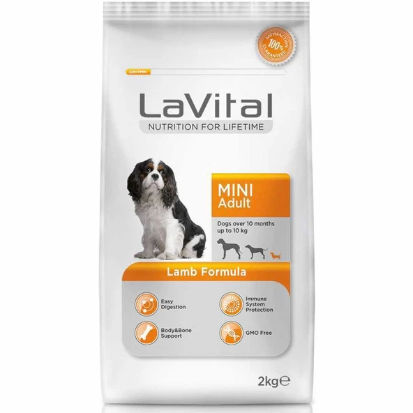 La Vital Dog Adult Mini Küçük İrk Kuzu Etli Yetişkin Köpek Mamasi 1.5 Kg ürün görseli 1