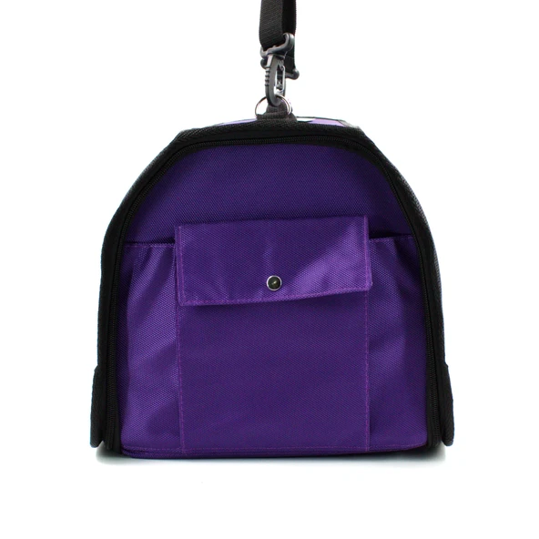 Lepus Mesh Bag Kedi Köpek Taşıma Çantası Lila 28X45X28 Cm - Resim 4