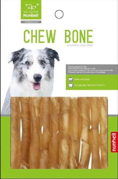 Nunbell Burgu Çubuk Stick 12 Cm 6 Gr Natural 10'Lu ürün görseli 1