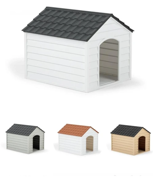 Pet Pretty Plastik Köpek Kulübesi 62X76X64 Cm ürün görseli 1