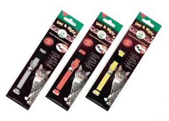 Karlie Kedi Fosforlu Tasma Gri Zilli 10 mm 30 Cm ürün görseli 1