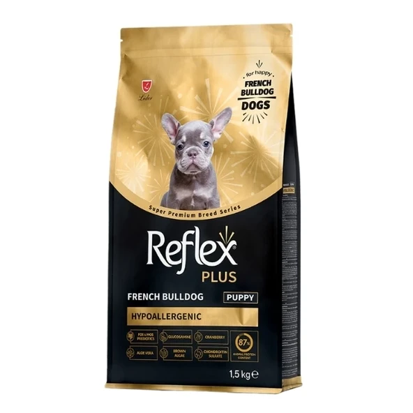 Reflex Plus HypoAllergenic French Bulldog Yavru Köpek Maması 1,5 Kg ürün görseli 1