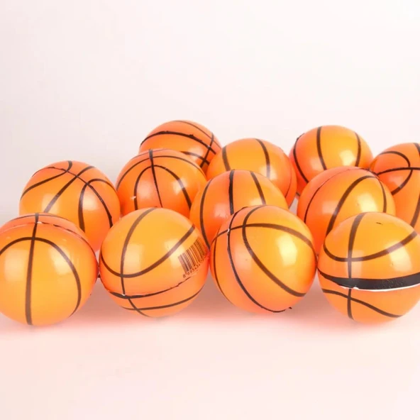 Lepus Basketbol Desenli Stres Topu 6.3 Cm ürün görseli 1