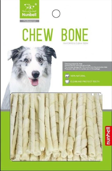 Nunbell Burgu Çubuk Stick 12 Cm 6 Gr Beyaz 10'Lu ürün görseli 1