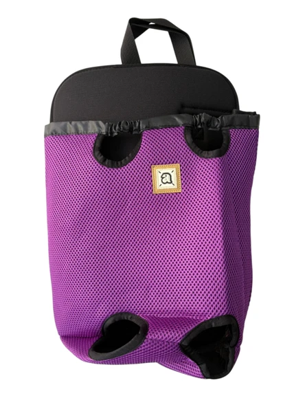 Pet Pretty Ana Kucağı Çanta Ayaklı Model Battal Mor ürün görseli 1