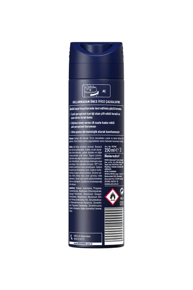 Nivea Men Erkek Sprey Deodorant Dry Fresh 72 Saat Anti-perspirant Koruma,150ml - Resim 5