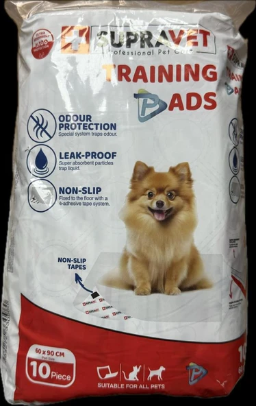 Supravet Köpek Alıştırma Pedi 10 Adet 60x90 Cm ürün görseli 1