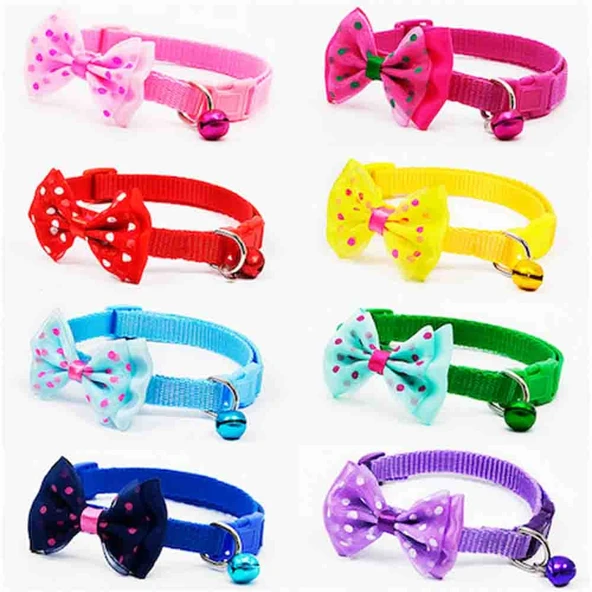 Lion Papyonlu Renkli Kedi Boyun Tasması ürün görseli 1