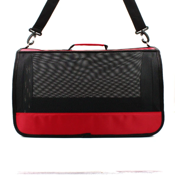 Lepus Mesh Bag Kedi Köpek Taşıma Çantası Kırmızı 28X45X28 Cm ürün görseli 1