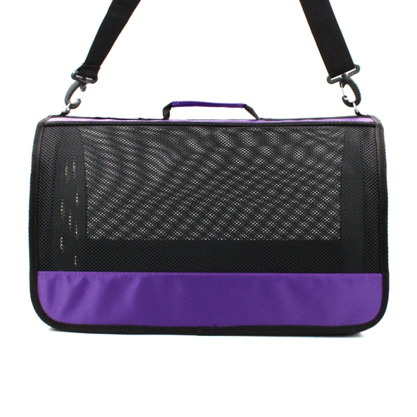 Lepus Mesh Bag Kedi Köpek Taşıma Çantası Lila 28X45X28 Cm - Resim 2
