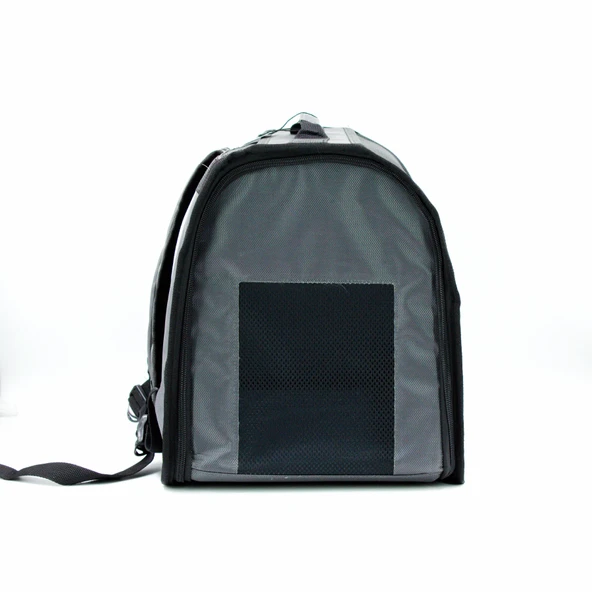 Lepus Cool Backpack Kedi Köpek Taşıma Çantası Gri 32X26X43 C - Resim 4