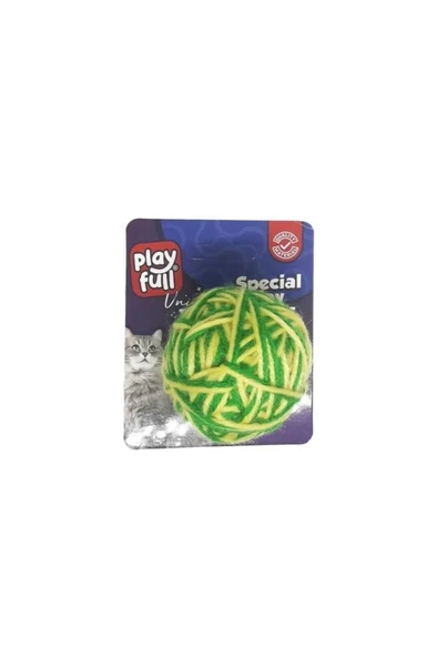 Playfull Yün Top Kedi Oyuncağı 5 Cm ürün görseli 1