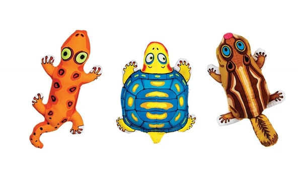 Fat Cat Crackler Kedi Otlu Hışırtılı Peluş Oyuncak Asorti 10x10x3 Cm ürün görseli 1