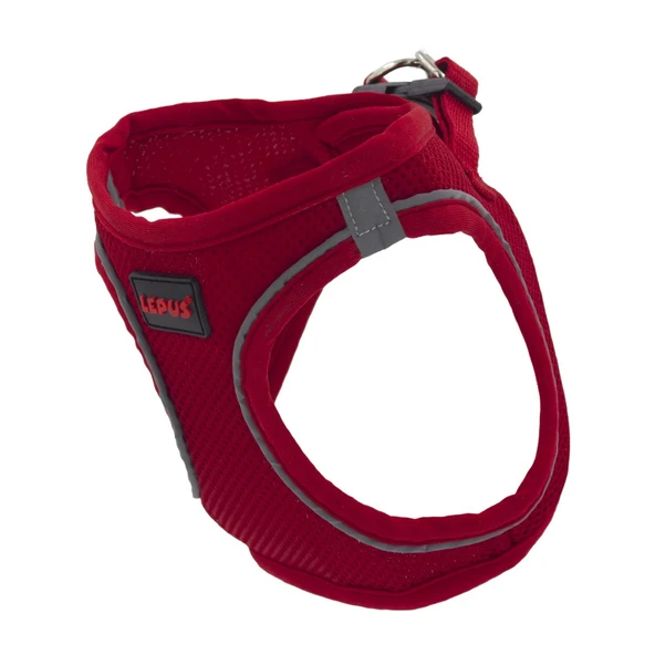 Lepus Pet Air Mesh Kırmızı Göğüs Tasması Small ürün görseli 1