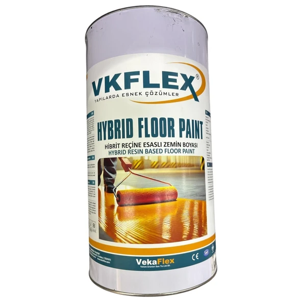 Ennalbur Vkflex Hybrid Floor Zemin Boyası 5 Kg  Ral 9005 - Resim 3
