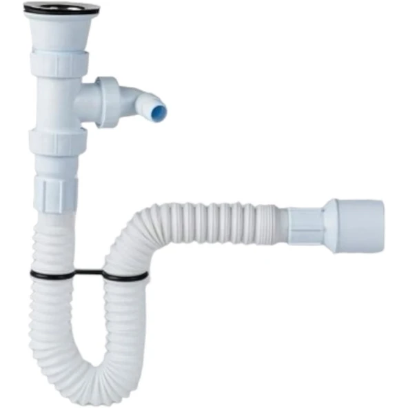 Japar Çatallı Lavabo Sifonu 50 mm - Resim 3