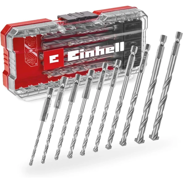 Einhell Duvar Delme Uç Seti 10 Parça ürün görseli 1