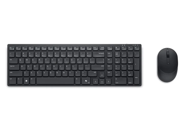 Dell Pro KM555 Kompakt Sessiz Kablosuz Set Siyah - Resim 2