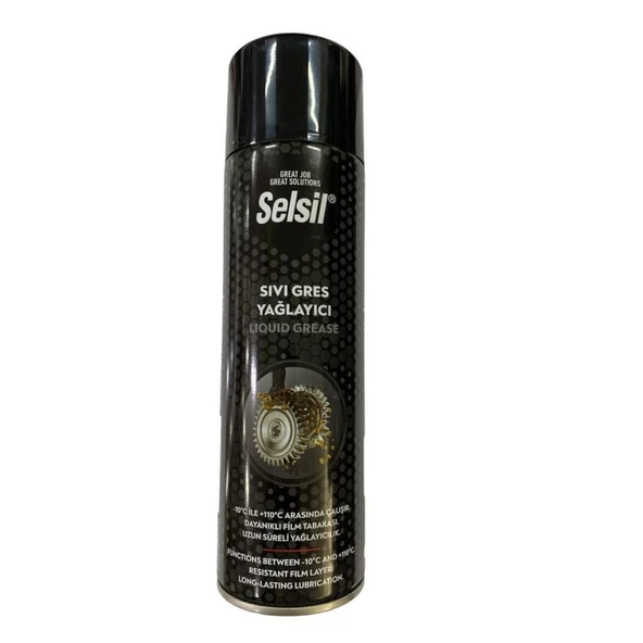 Selsil Sıvı Gres Yağlama Spreyi 500 ml - Resim 3