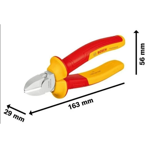 Bosch Profesyonel İzoleli Yan Keski 160 mm - Resim 4
