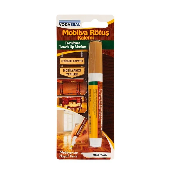 Vodaseal Mobilya Rötuş Kalemi Tekli Meşe - Resim 2