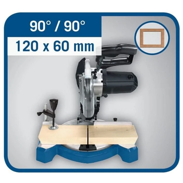 Scheppach HM 80L Lazerli Gönye Kesme 210 mm - Resim 8