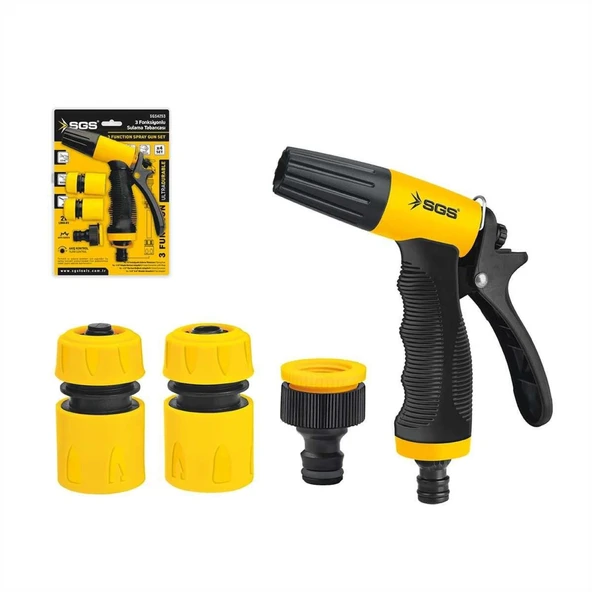 Sgs 4253 3 Fonksiyonlu Sulama Tabancası (4 Parça Set) ürün görseli 1