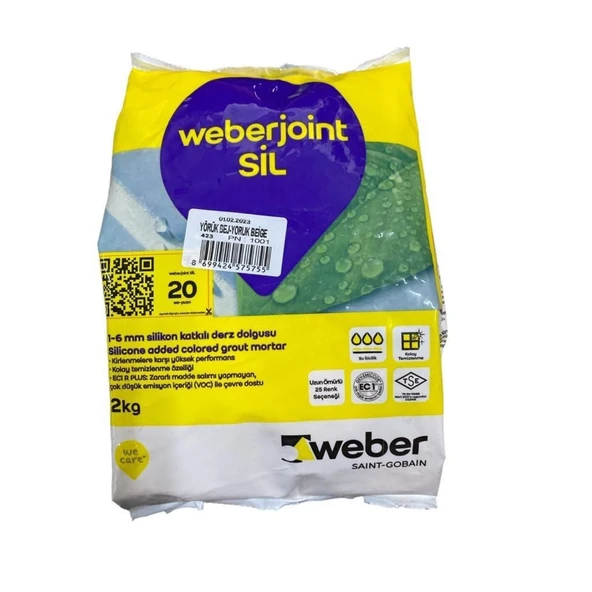 Weber Joint Sil 423 Yörük Bej Kahve Derz Dolgu 2 Kg - Resim 5