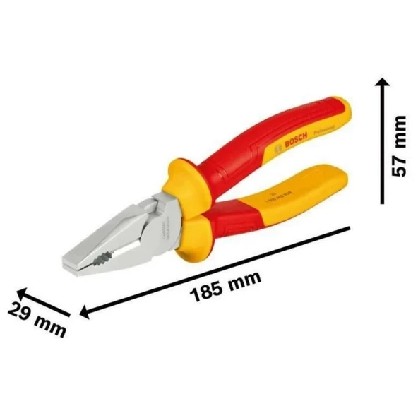 Bosch Profesyonel İzoleli Pense 180 mm - Resim 2