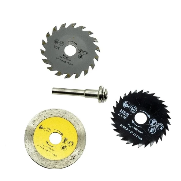 Ennalbur 3 Parça Mini Ahşap Testere Seti - Resim 5