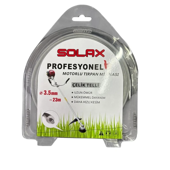Solax Çelik Telli Tırpan Misinası 3,5 mm 23 Metre - Resim 2