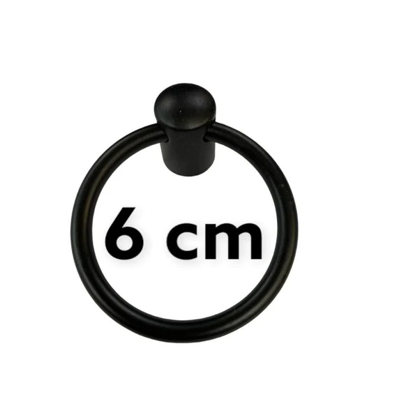 Sarkaç Siyah Uzun Halka ürün görseli 1