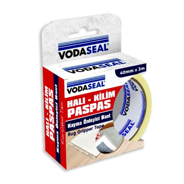 Vodaseal Halı Kayma Önleyici Bant 40 mm 3 Metre ürün görseli 1