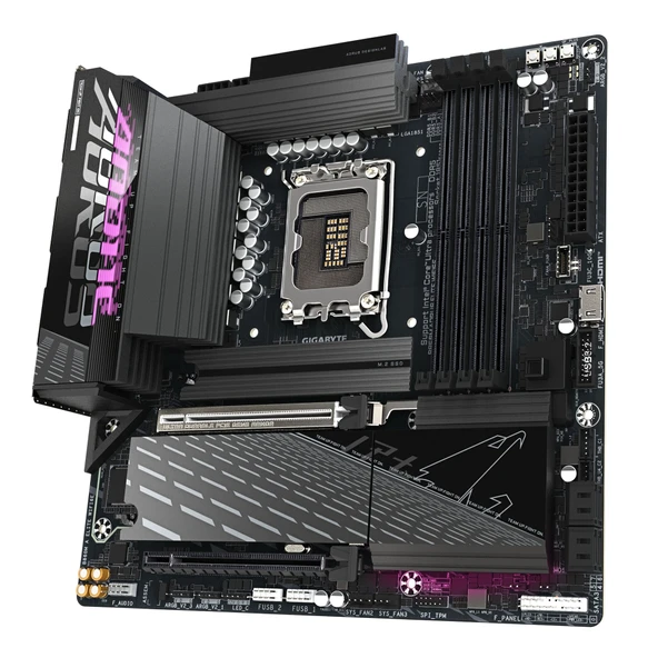 GIGABYTE B860M AORUS ELITE WIFI6E LGA1851 DDR5 9200MHz ANAKART - Resim 4
