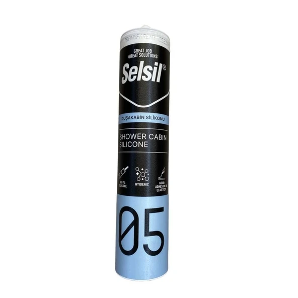 Selsil 05 Mutfak Duşakabin Silikonu Şeffaf 280 ml - Resim 3