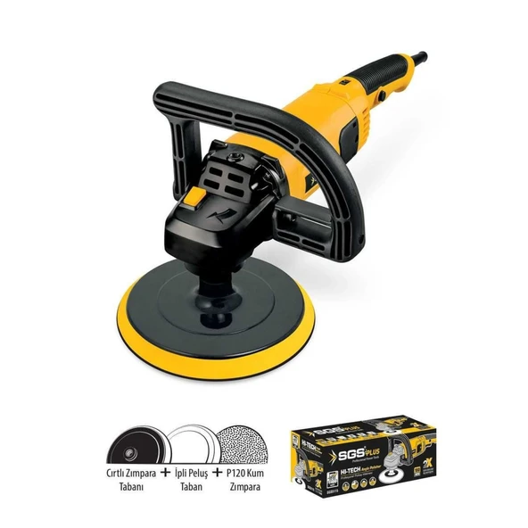 Sgs 5115 Polisaj Makinesi 180 mm 1400 Watt - Resim 3
