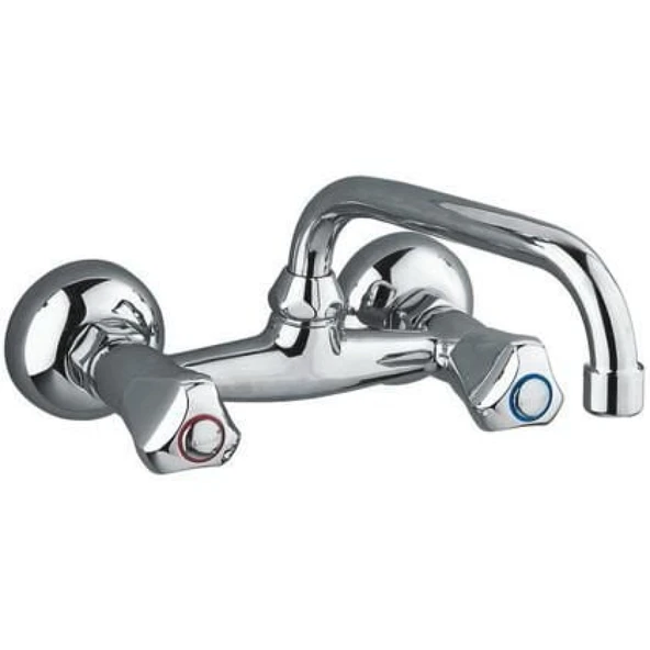 İtimat Alfa 205 Döner Eviye Bataryası Duvardan - Resim 3