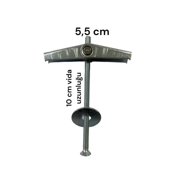 Alçıpan Askı Dübel Yaylı 12X95 5 Adet - Resim 6